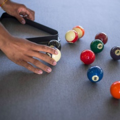 Rámik na biliardové gule -  trojuholník 2