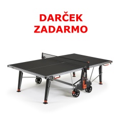 Pingpongový stôl Cornilleau 500 X Outdoor, ČIERNY
