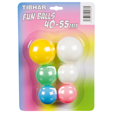 Pingpongové loptičky Tibhar FunBalls 40-55mm