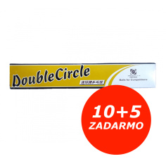 Pingpongové loptičky Double Circle, x6, oranžové - 10+5...