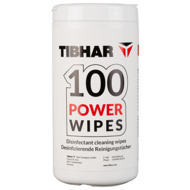 Dezinfekčné útierky Tibhar Power Wipes, 100ks