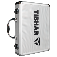 Kufrík na dve rakety Tibhar Point Double, strieborný