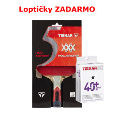 Pingpongová raketa Tibhar xXx PowerGrip RED edition