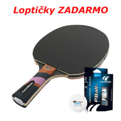 Pingpongová raketa Cornilleau Excell 3000 Carbon pre pokročilých hráčov.